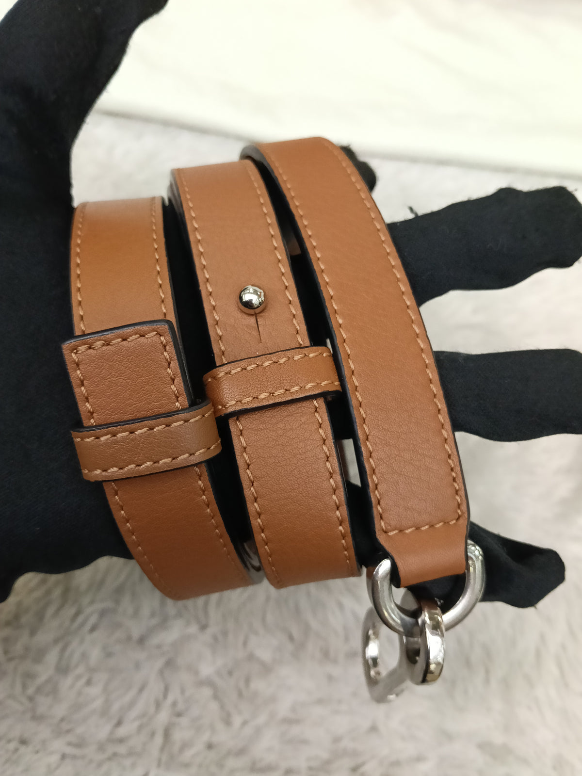 Loewe Puzzle Small Calfskin Tan SHW 2020