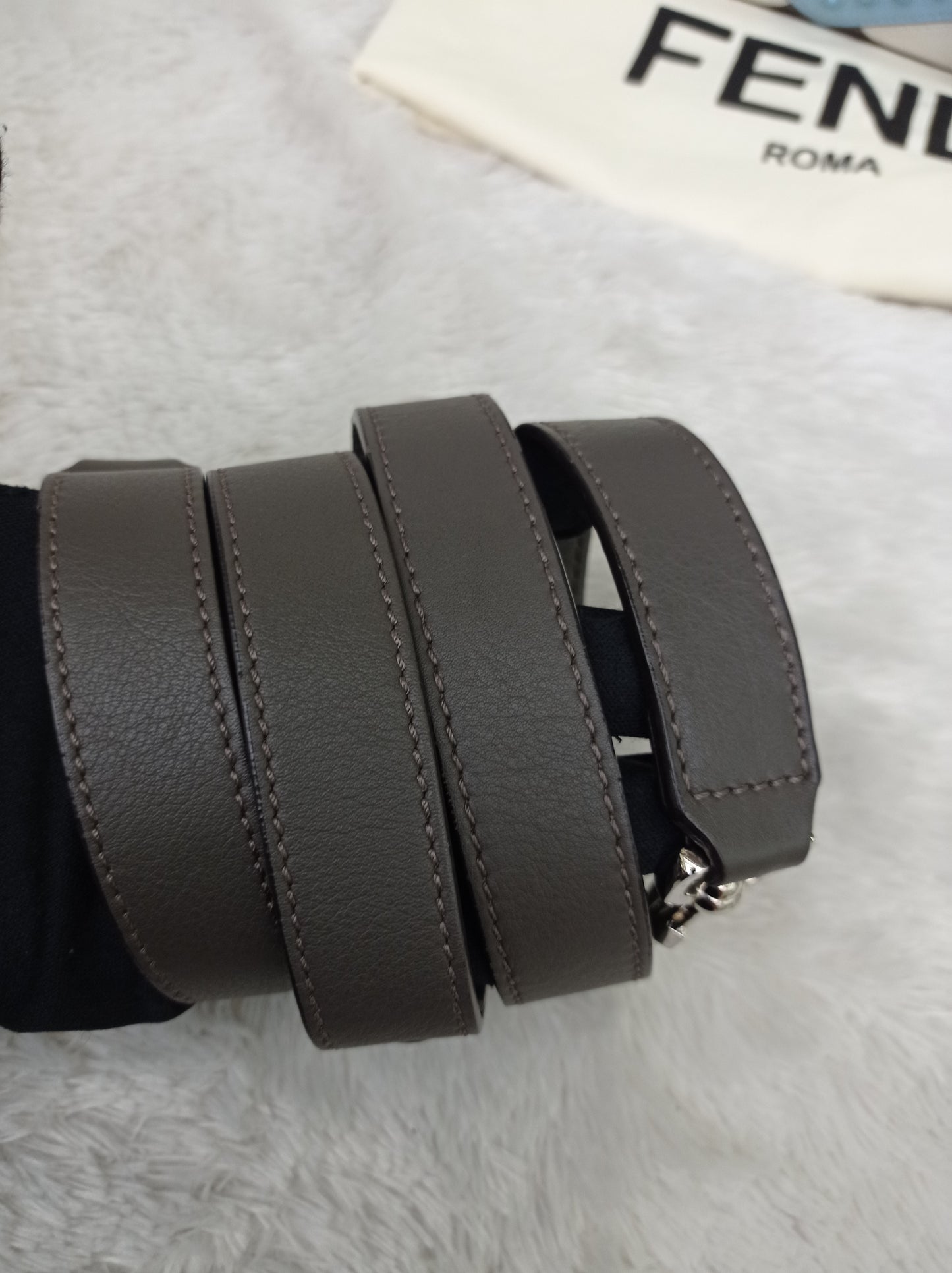 Fendi BTW Medium Sleepy Monster Multicolour Studded SHW