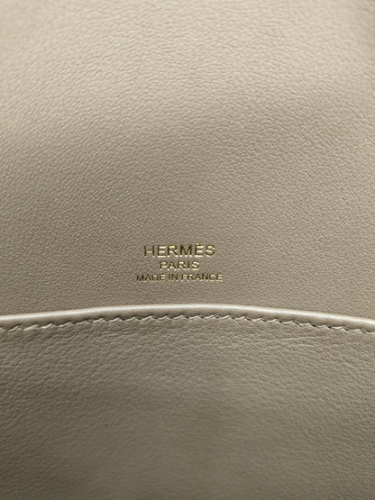 Hermes Geta Chevre Etoupe GHW #U