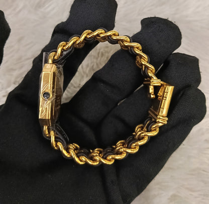Chanel Premiere Watch Black GHW size M