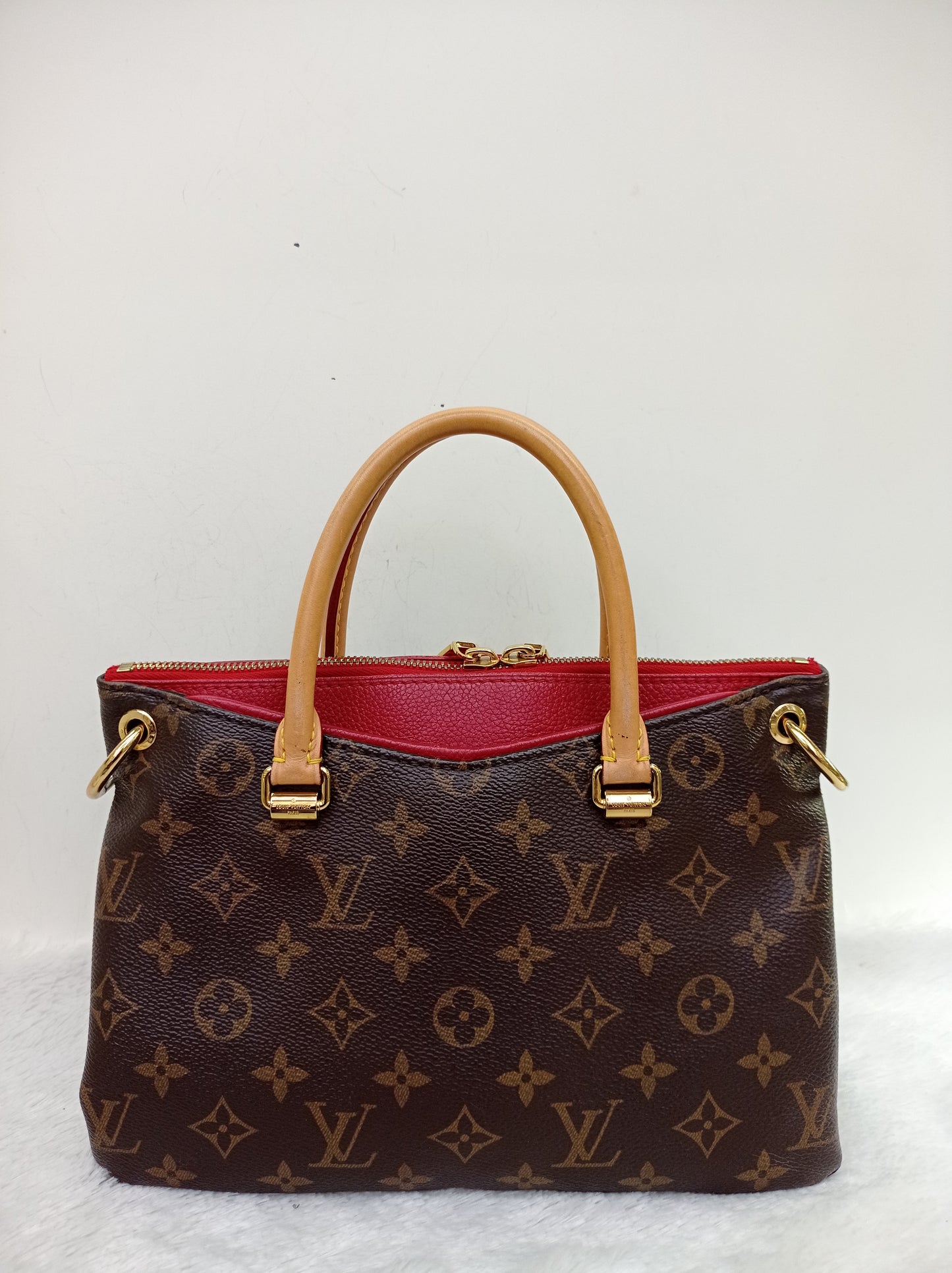 LV Pallas BB Monogram Cerise