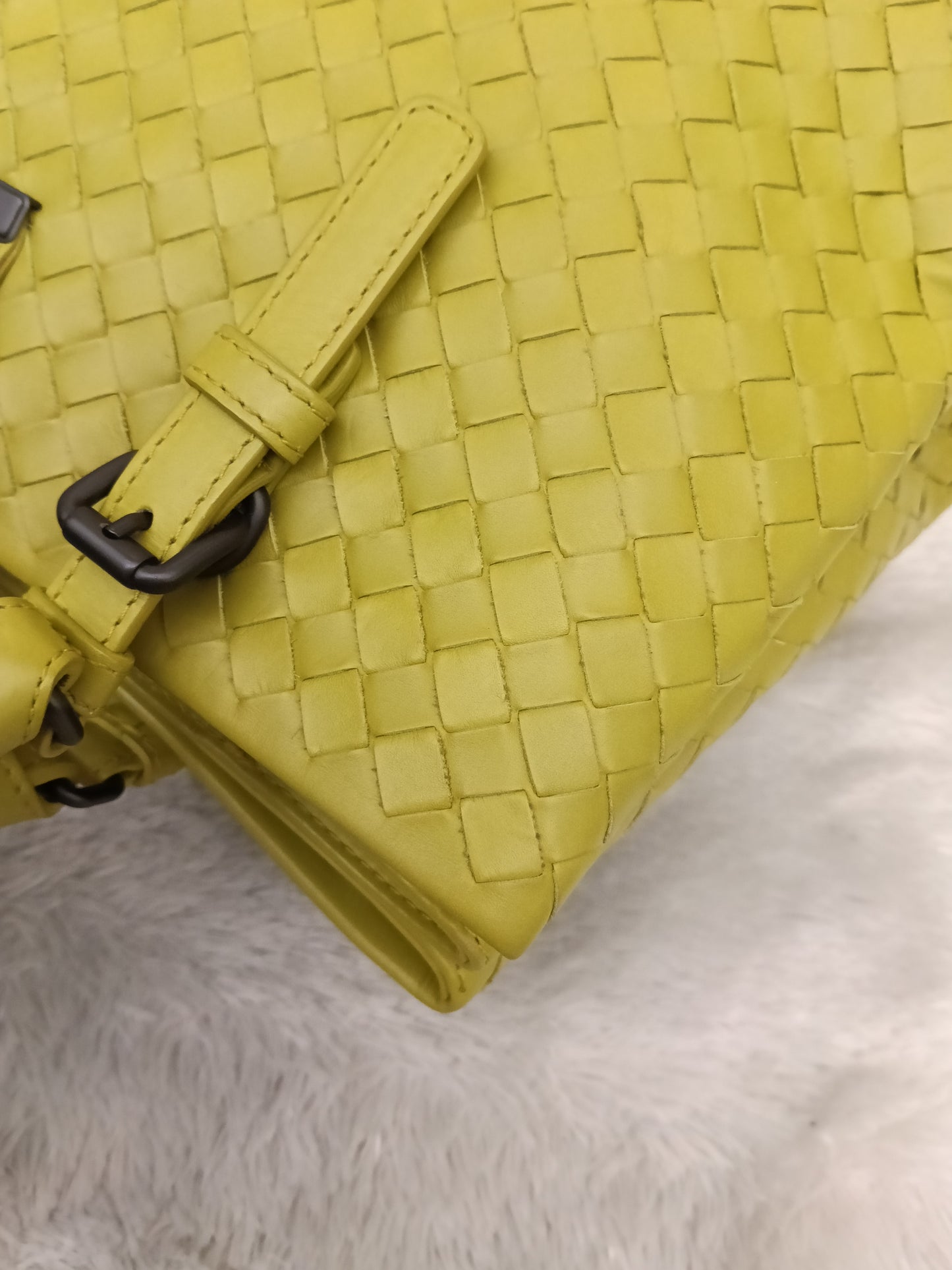 Bottega Veneta Roma Tote Small Lime RHW