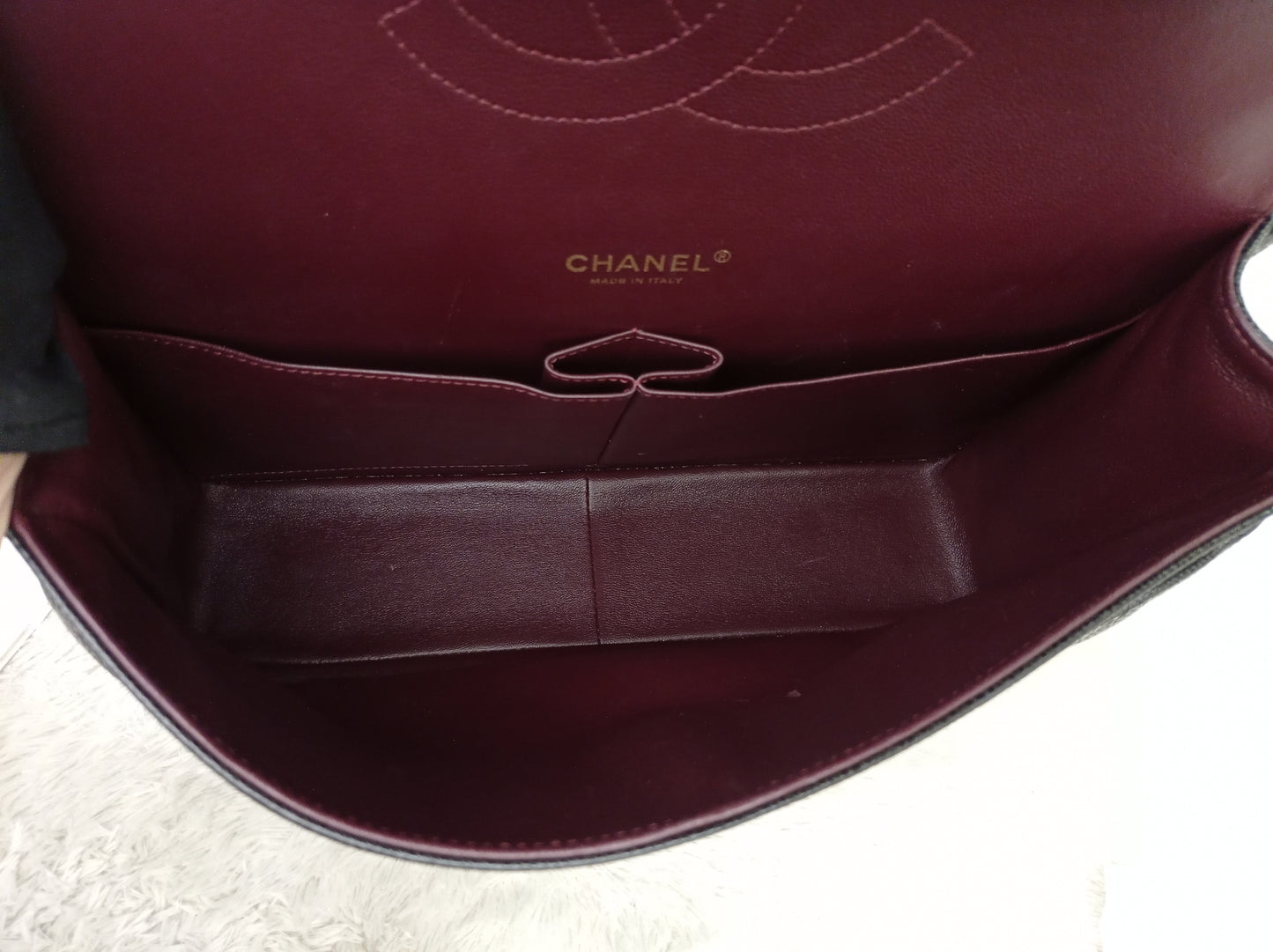 Chanel Maxi Caviar Black GHW DF #24