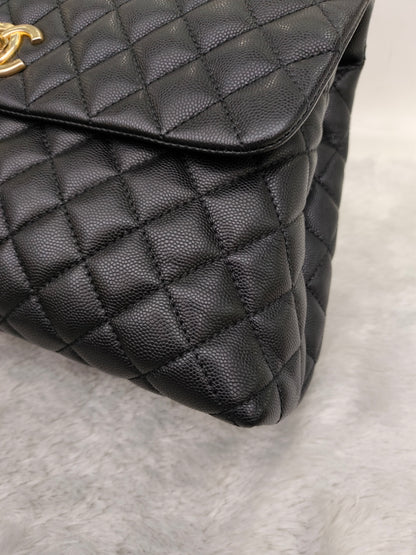 Chanel Coco Handle Large Caviar Black GHW #24