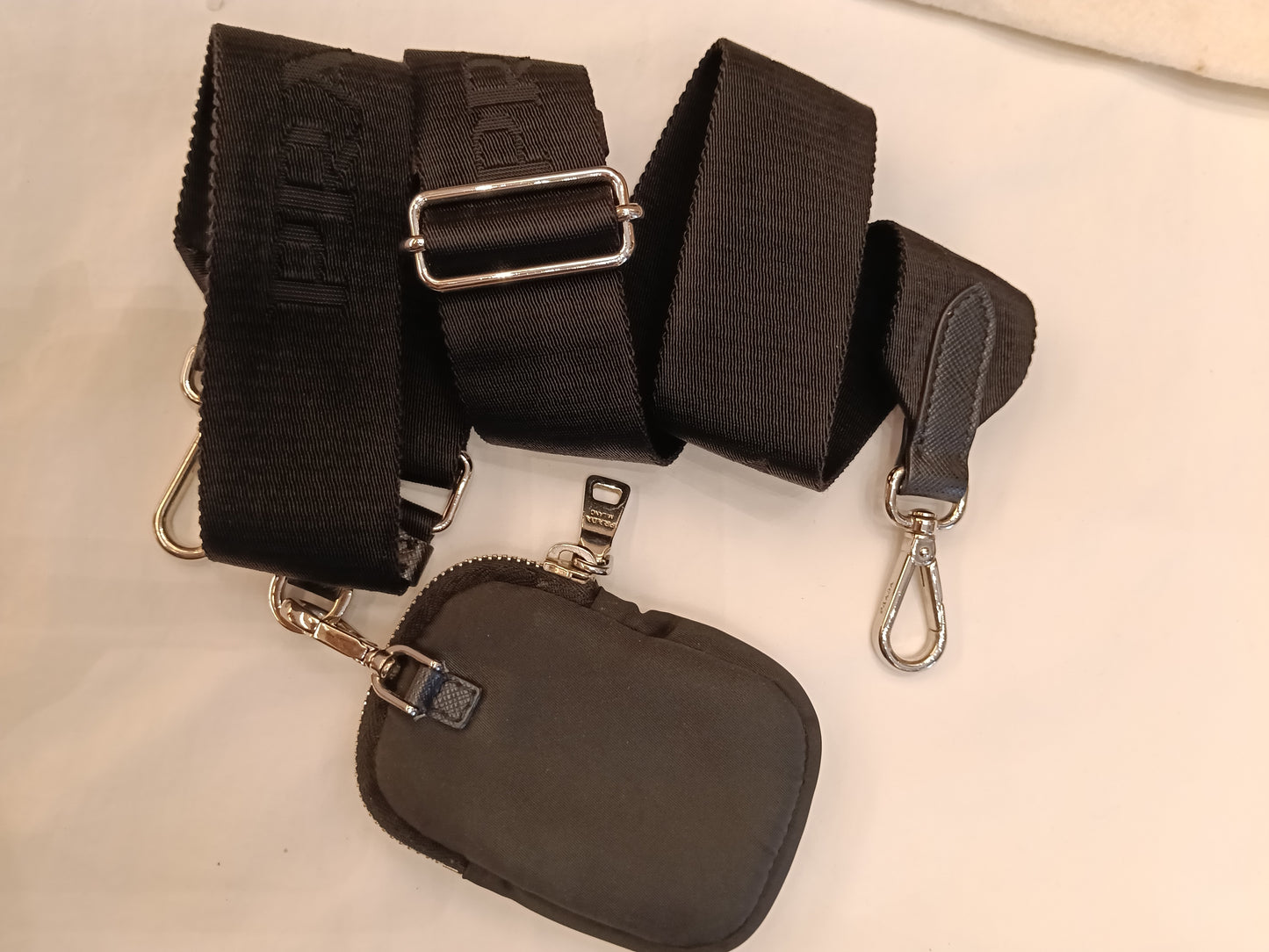 Prada Re Edition Multi Pochette Nylon Black SHW