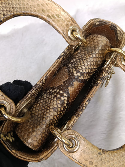 Lady Dior Mini Python GHW 2019