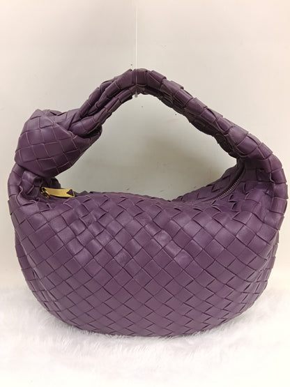 Bottega Veneta Teen Jodie Purple GHW