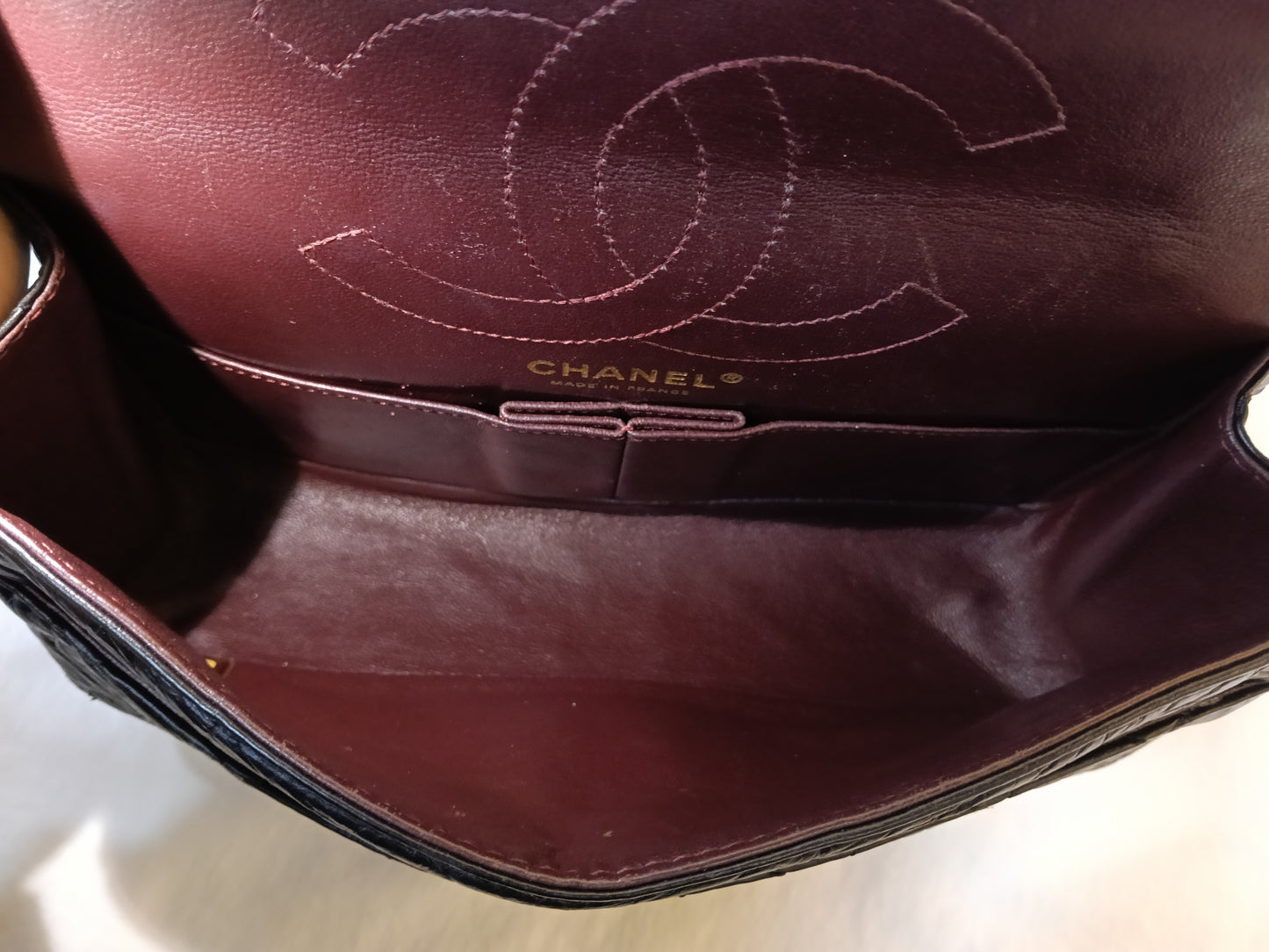 Chanel Reissue 225 Calfskin Black GHW DF #14