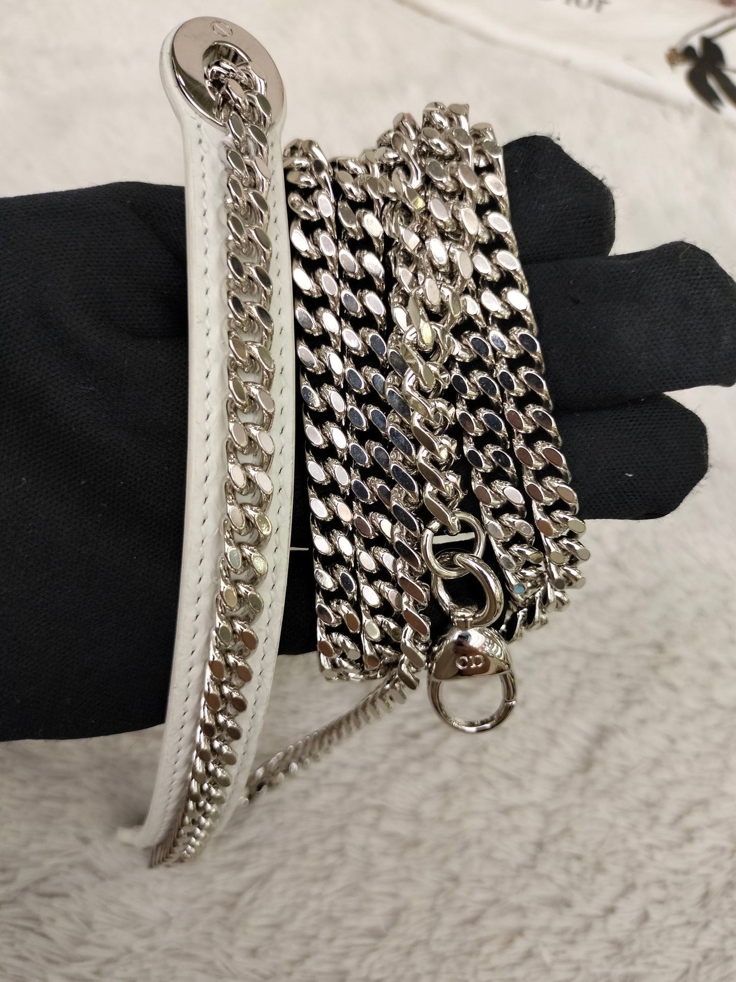 Lady Dior Mini Cannage Crystal Satin Pink Handle Python SHW 2016