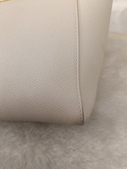 Celine Micro Belt Grained White GHW 2017