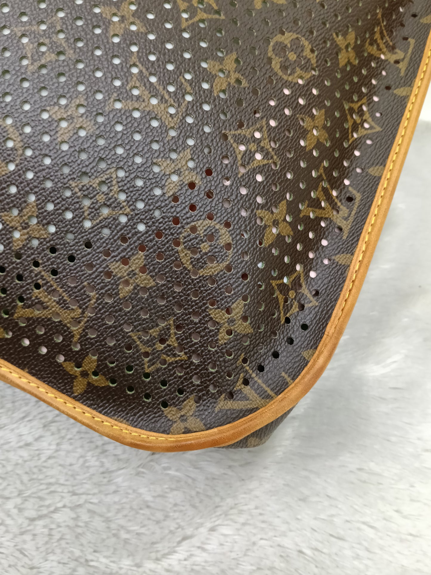 LV Musette Perforated Verde Monogram Green