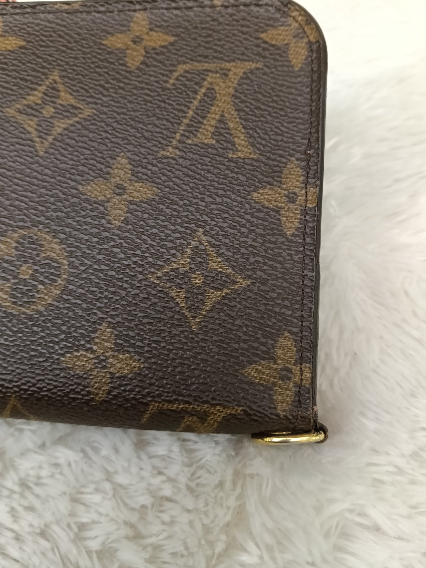 LV Insolite Long Wallet Monogram Salmon Pink
