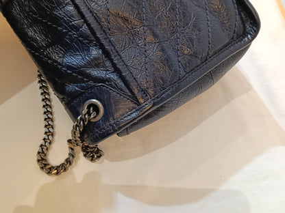 YsL Niki Baby Calfskin Navy RHW 2018