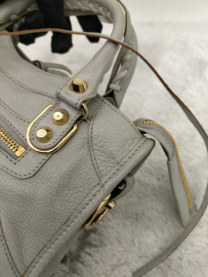 Balenciaga Mini City Edge Grey GHW