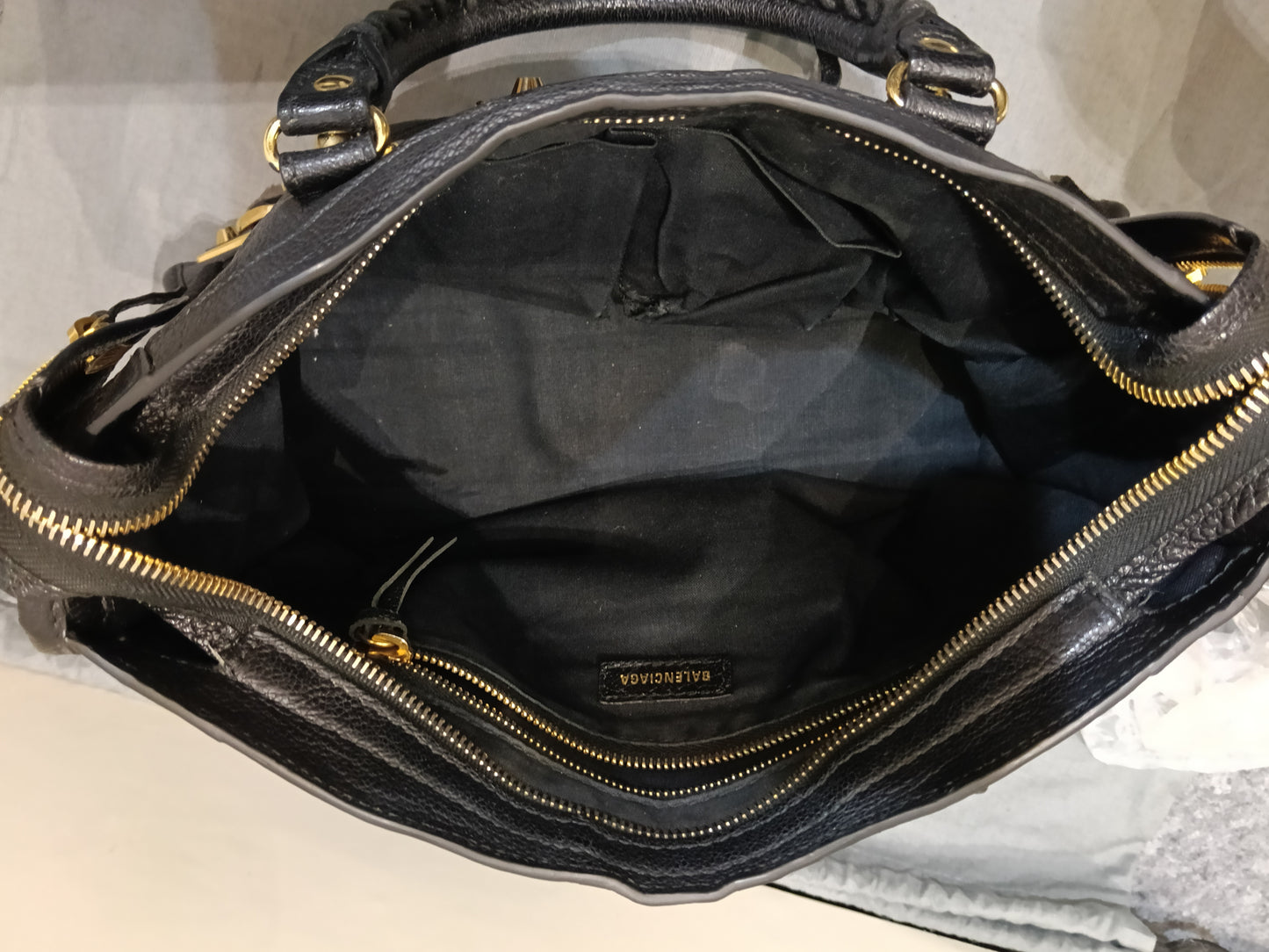 Balenciaga Small City Edge Black GHW 2020