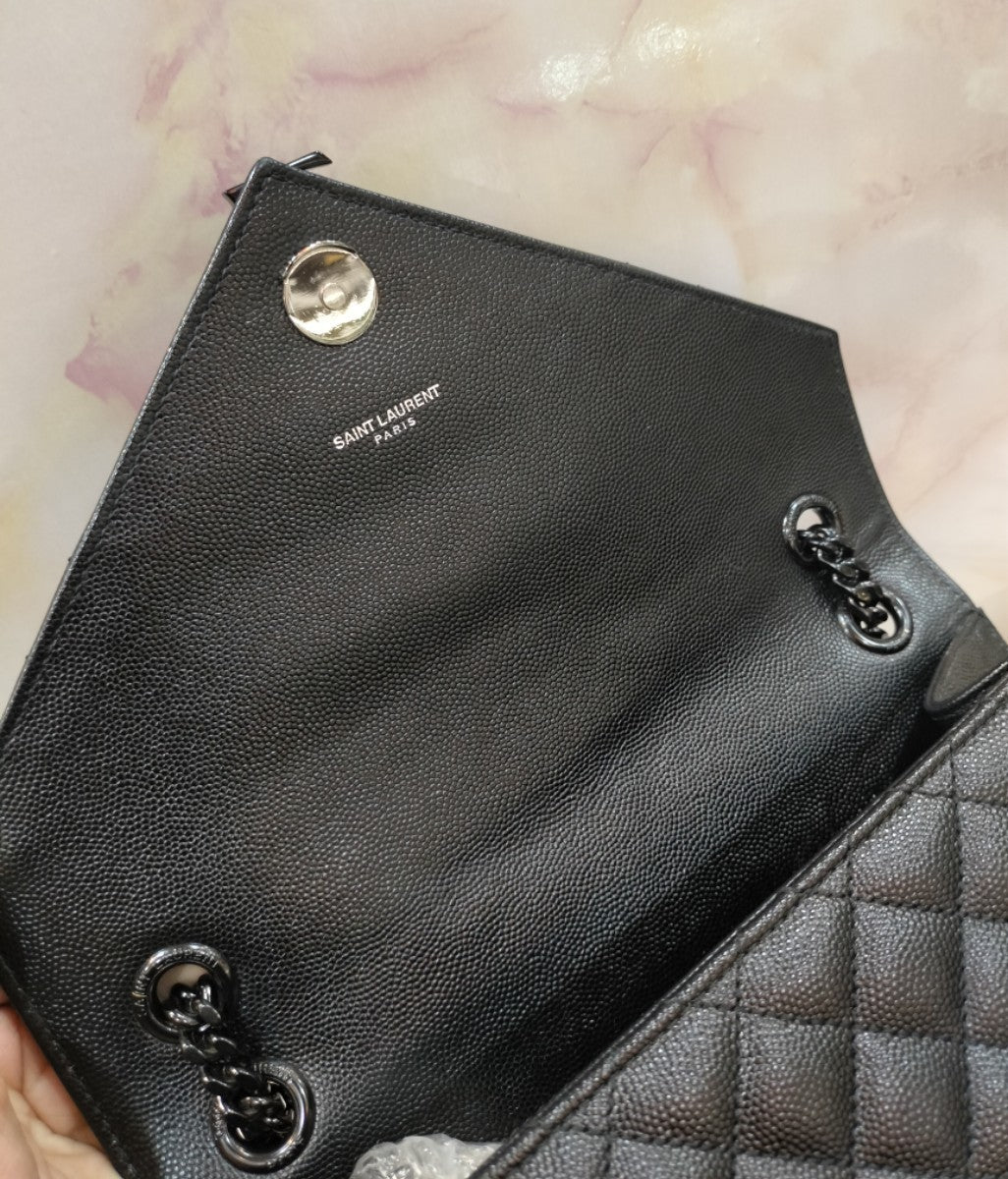 YsL Envelope Medium Grained All Black 2017