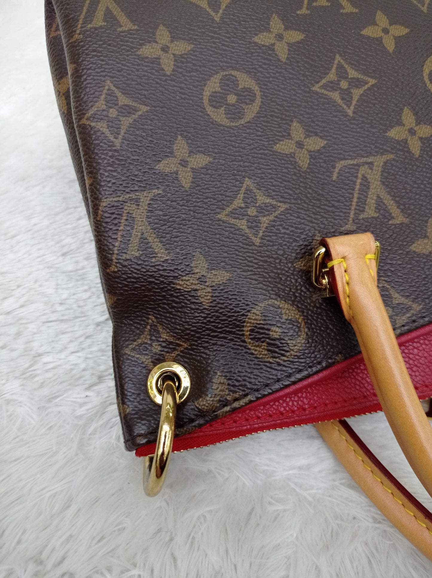 LV Pallas BB Monogram Cerise