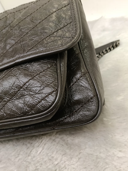 YsL Niki Medium Calfskin Grey RHW 2020