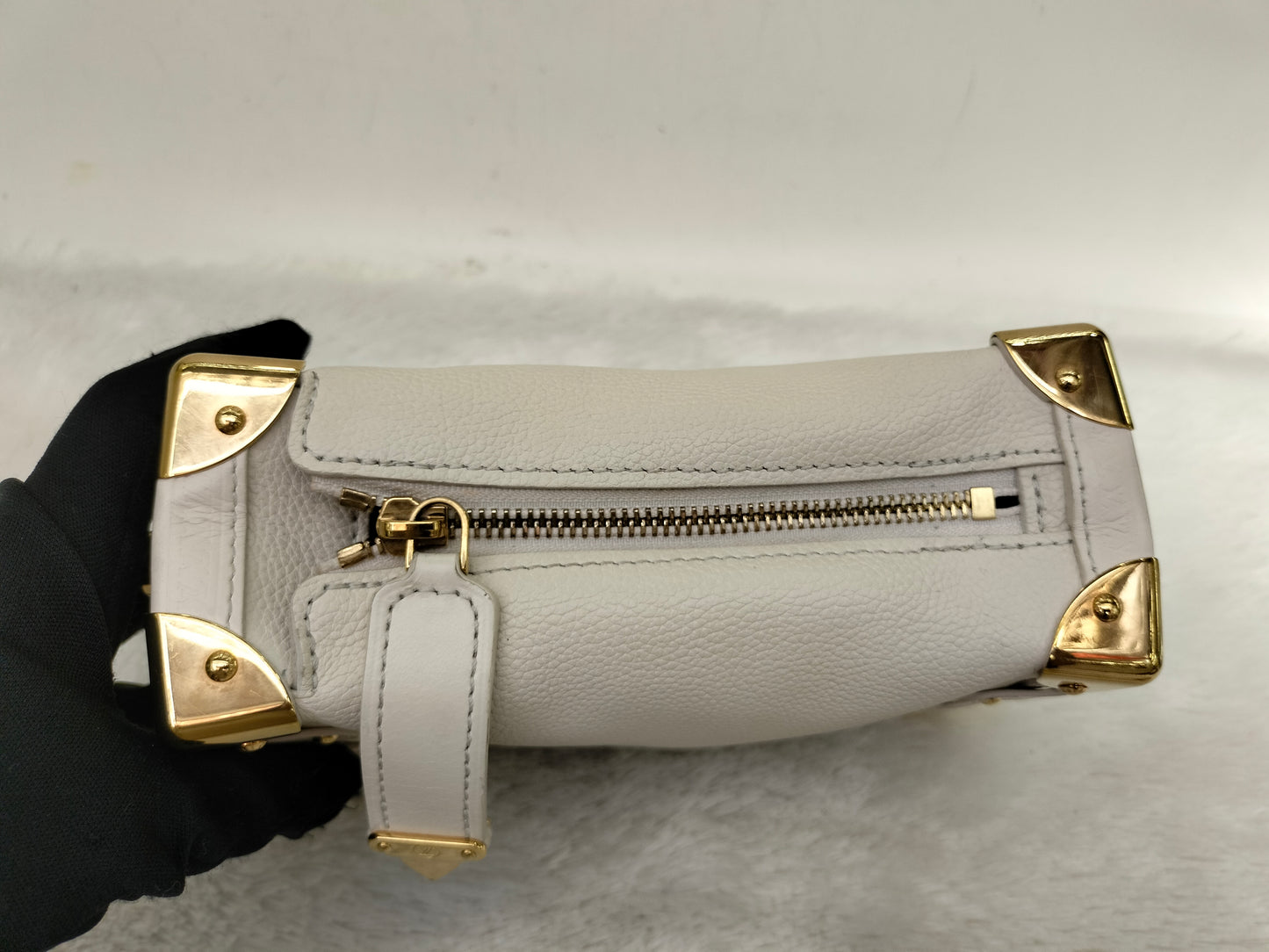 LV Side Trunk PM Grained Calfskin Chalk (CHIP)