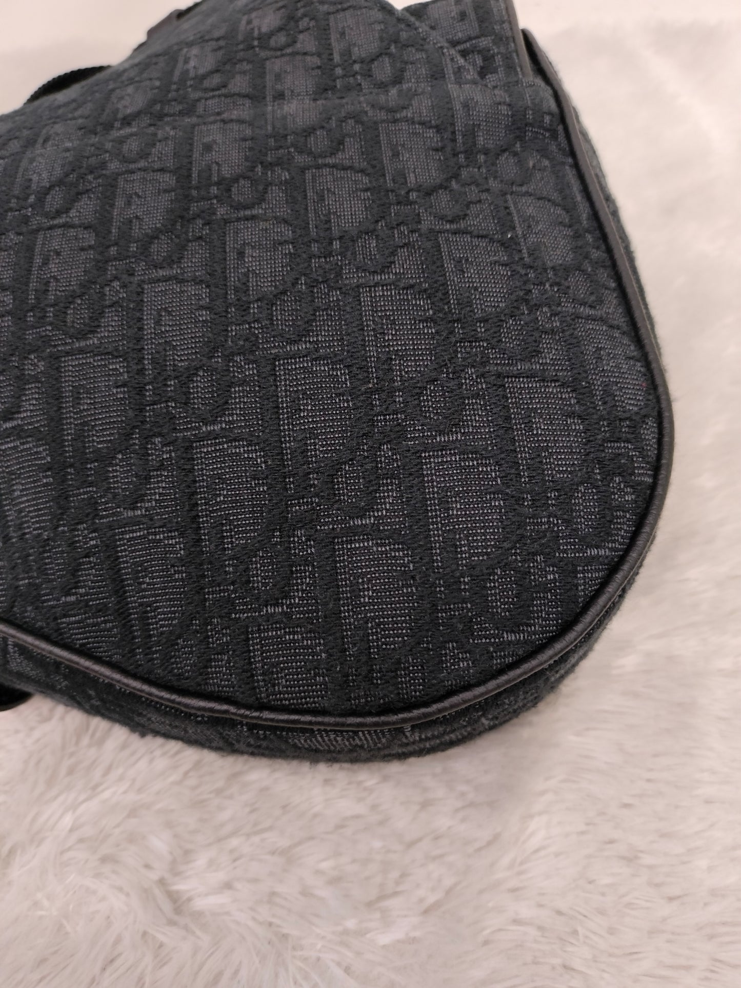 Dior Saddle Men Oblique Jacquard Black 2023