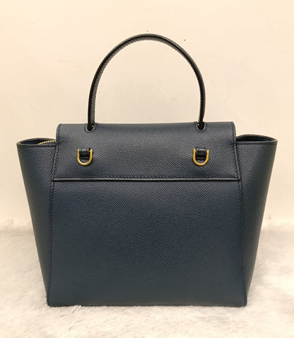 Celine Nano Belt Grained Abyss Blue GHW 2018