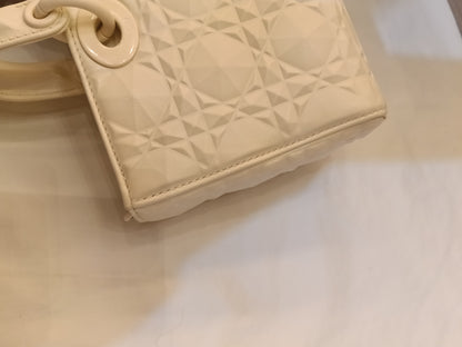 Dior Lady D'Joy Medium Cannage Diamond Latte 2022