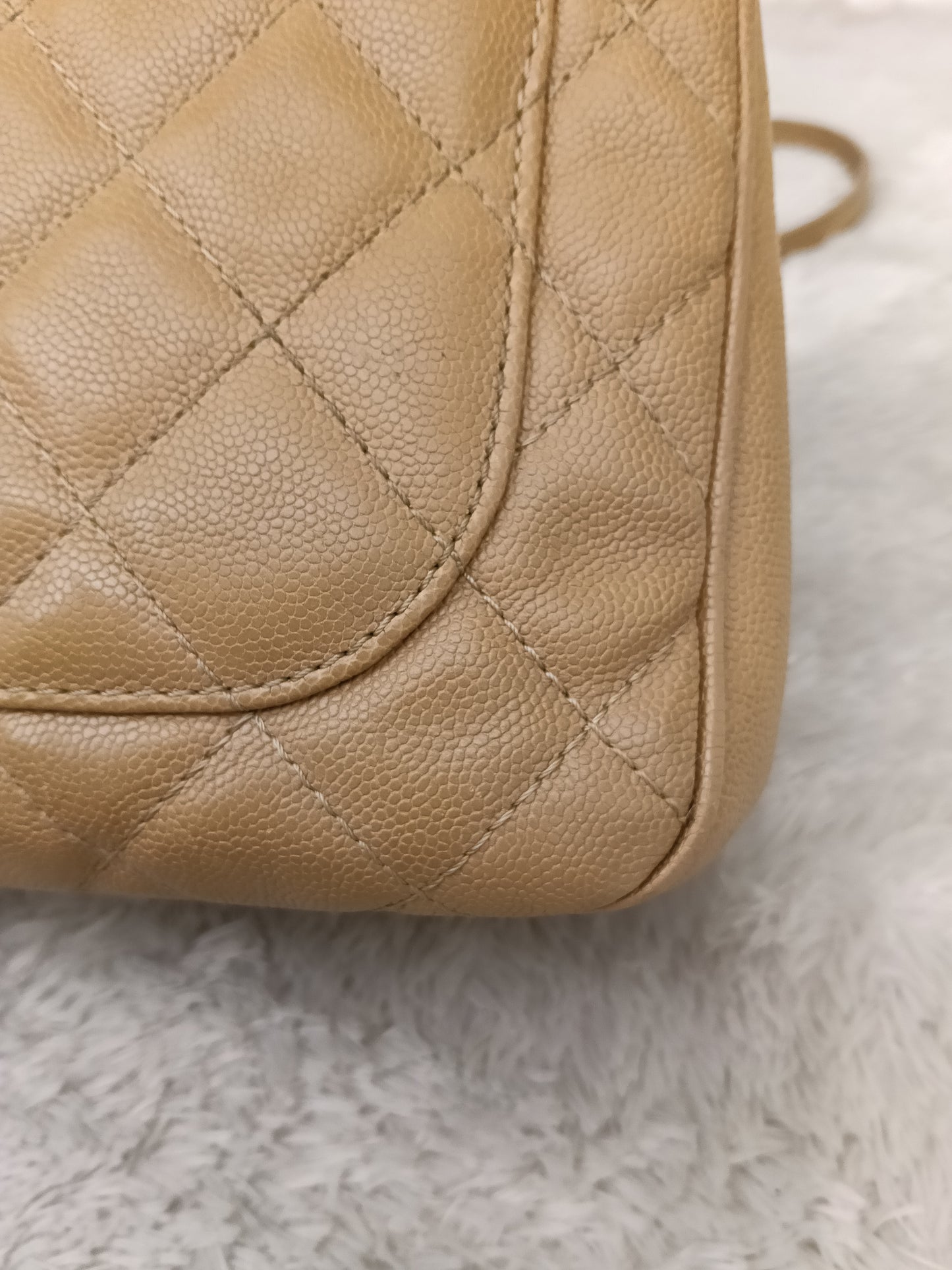 Chanel Medium Urban Companion Flap Caviar Beige SHW #25
