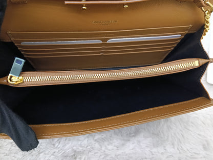YsL WOC 22 Matelasse Monogramme Grained Caramel GHW 2021