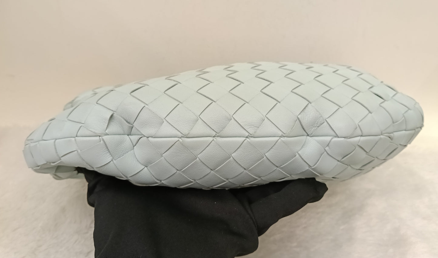 Bottega Veneta Teen Jodie Light Blue GHW