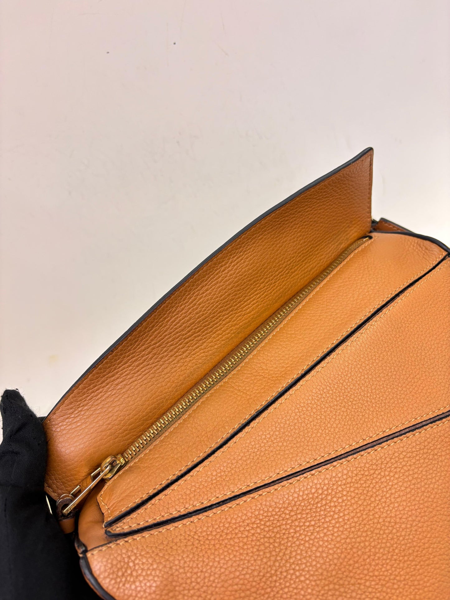 Loewe Puzzle Small Grained Tan GHW 2019