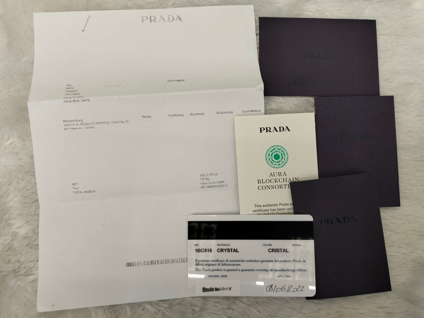*Neverbeen Used* Prada Re-Edition Crystal Black SHW 2022