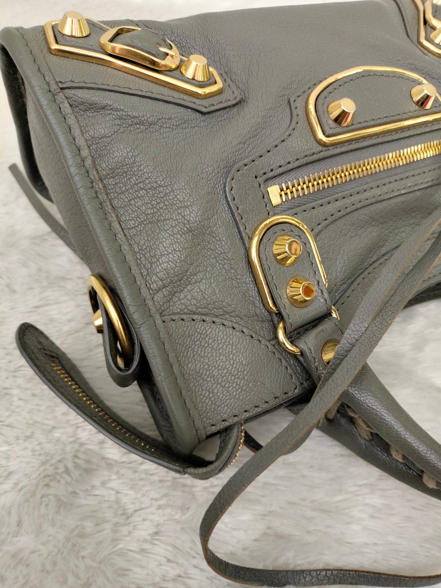 Balenciaga Mini City Edge Grey GHW 2017