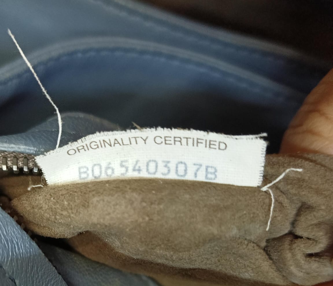 Bottega Veneta Rome Small Lizard Blue