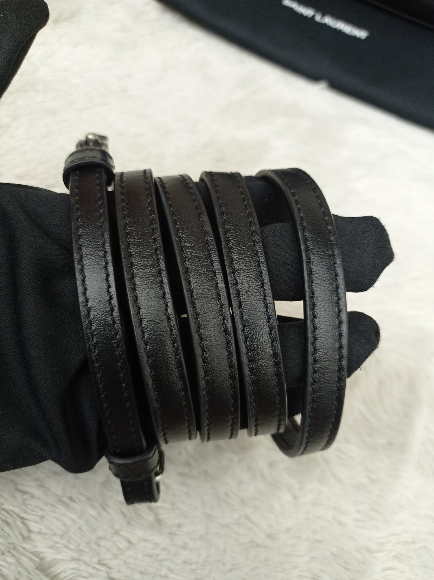 YsL Lou Lou Toy Lamb Black SHW 2018