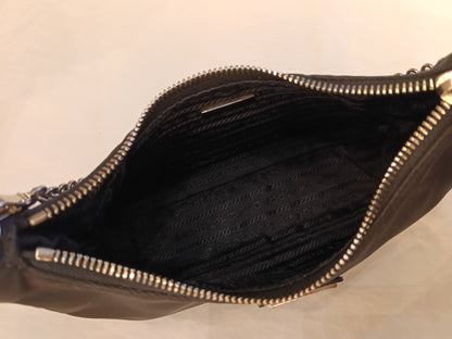 Prada Re Edition Multi Pochette Nylon Black SHW