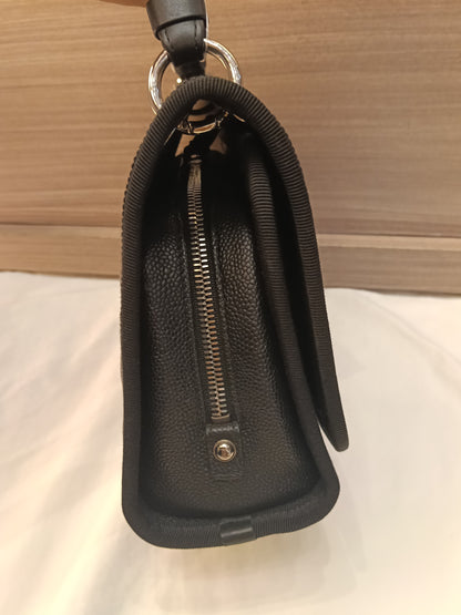 Chanel Top Handle Seasonal Flap Caviar Black SHW #25
