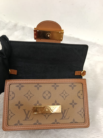 LV Portefeuille Dauphine Chain Monogram Reverse (CHIP)