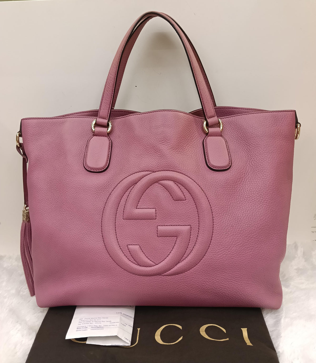 Gucci Soho Large Pink GHW 2012