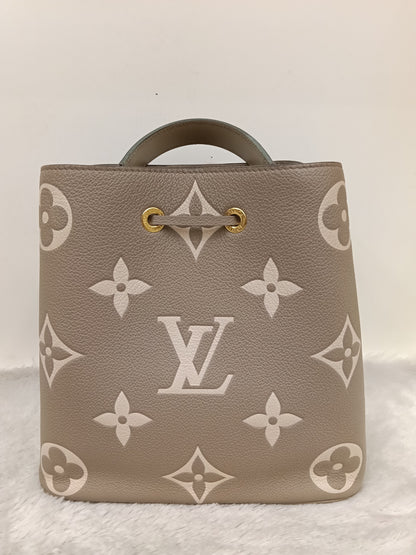 LV Neo Noe MM Monogram Empreinte Tourterelle Creme (CHIP)