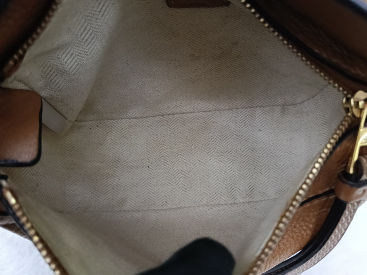 Loewe Puzzle Mini Grained Caramel GHW 2020