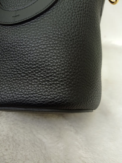 *LikeNew* Hermes In The Loop 18 Clem Swift Noir GHW #W