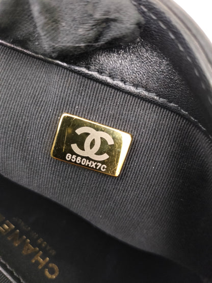 Chanel Small Pillow Crush Flap Lamb Black GHW (CHIP)