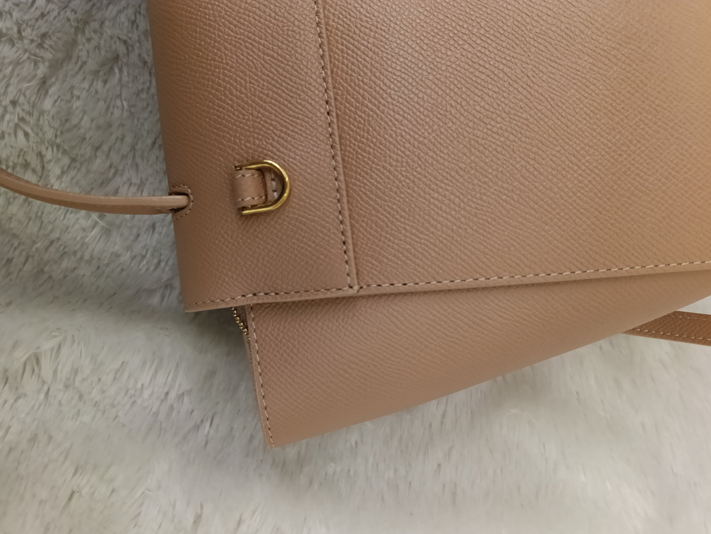 Celine Nano Belt Grained Desert Rose GHW 2020