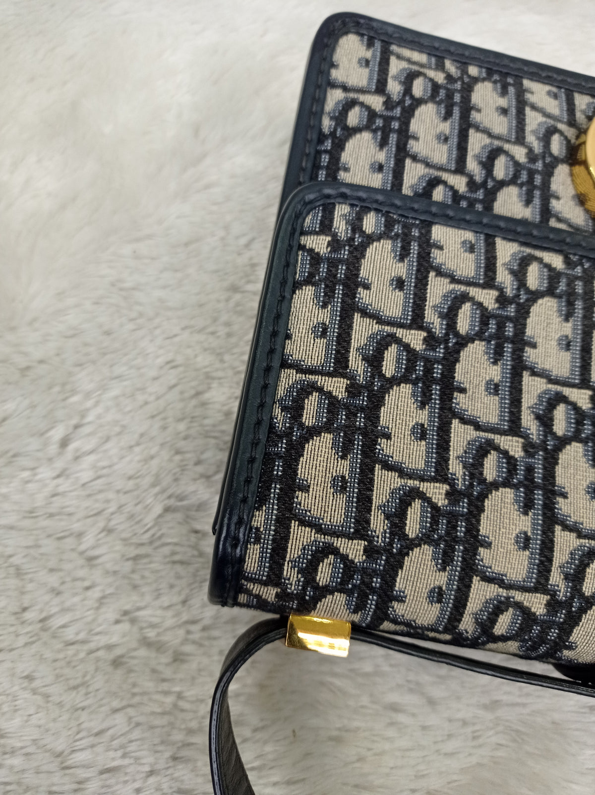 Dior Montaigne 30 Oblique Navy GHW 2019
