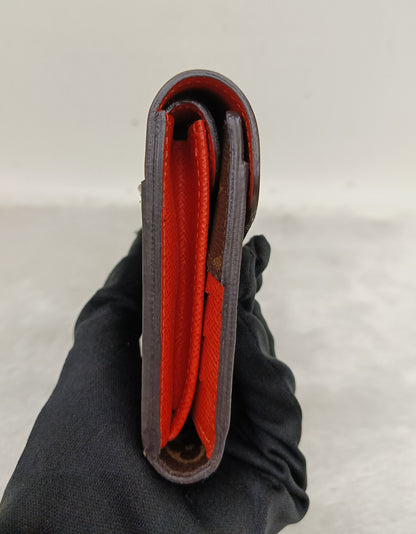 LV Portefeuille Marie Lou Long Wallet Monogram Epi Piment 2014