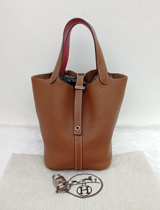 Picotin Lock 18 Clem Gold Rose Azalea PHW #C