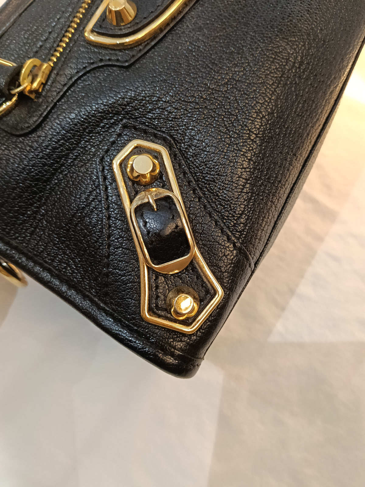 Balenciaga Mini City Edge Black GHW 2020
