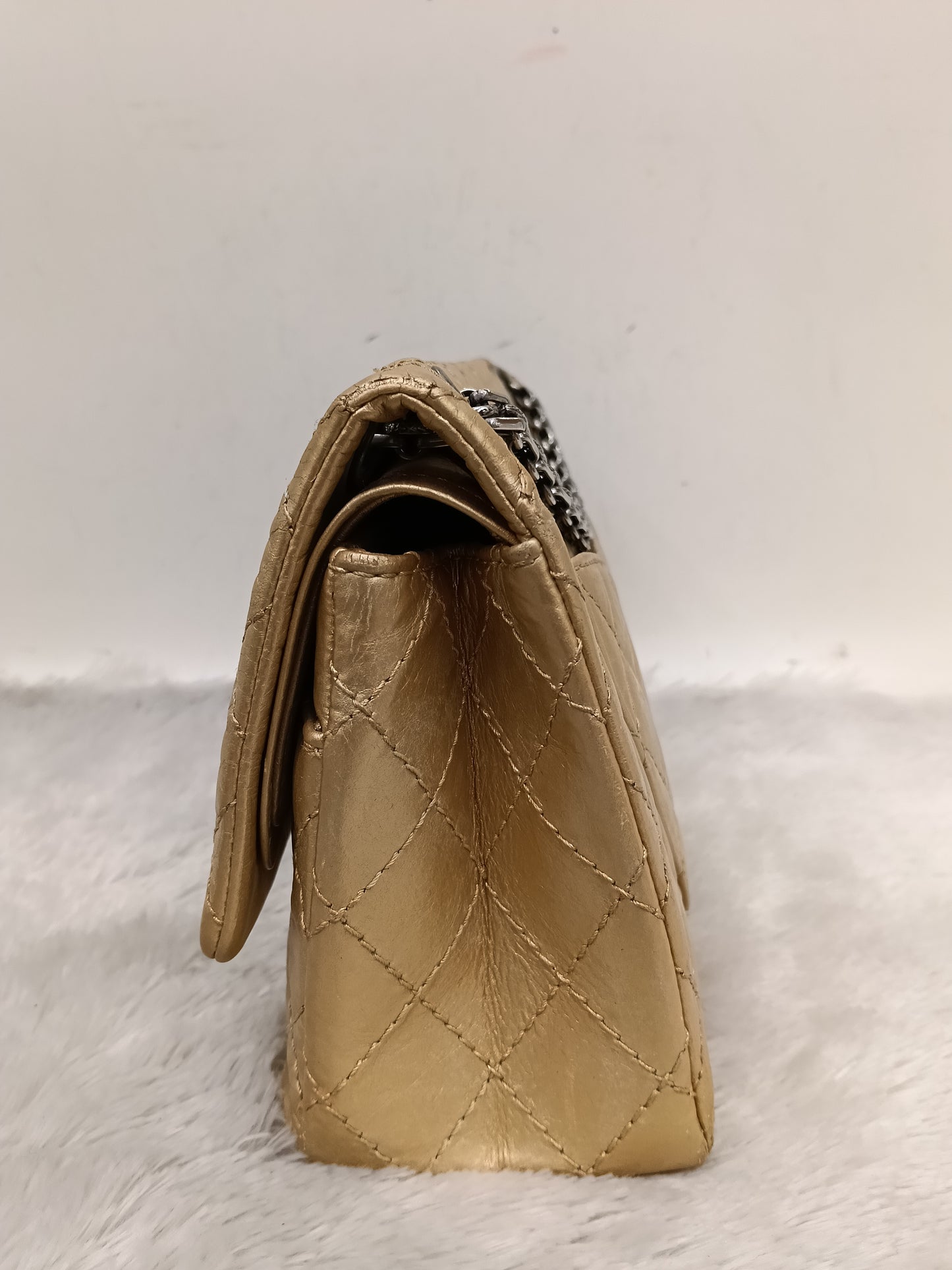 Chanel Reissue 225 Calfskin Gold RHW DF #12