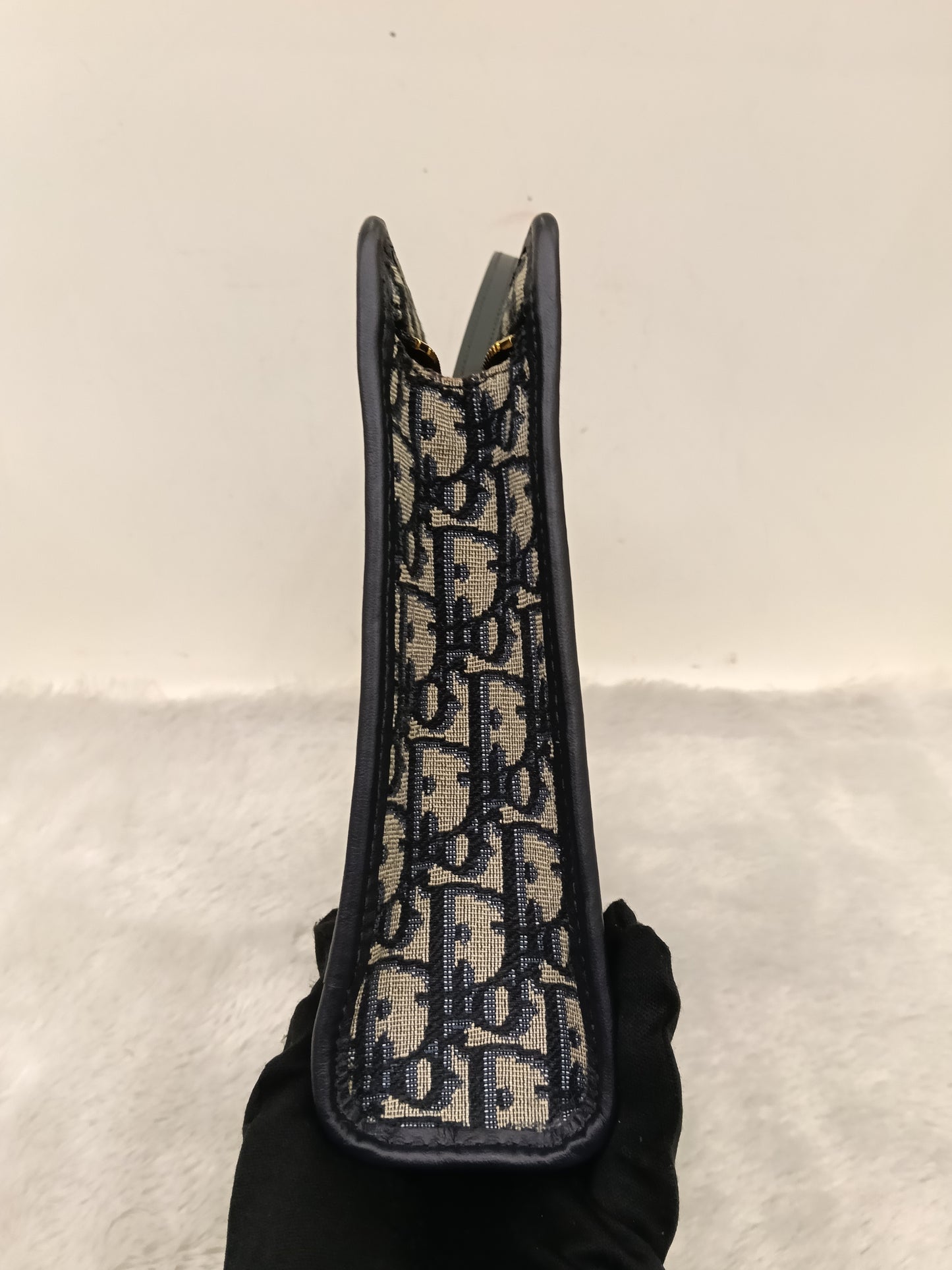 Dior Pouch Clutch Montaigne Oblique Navy GHW 2023