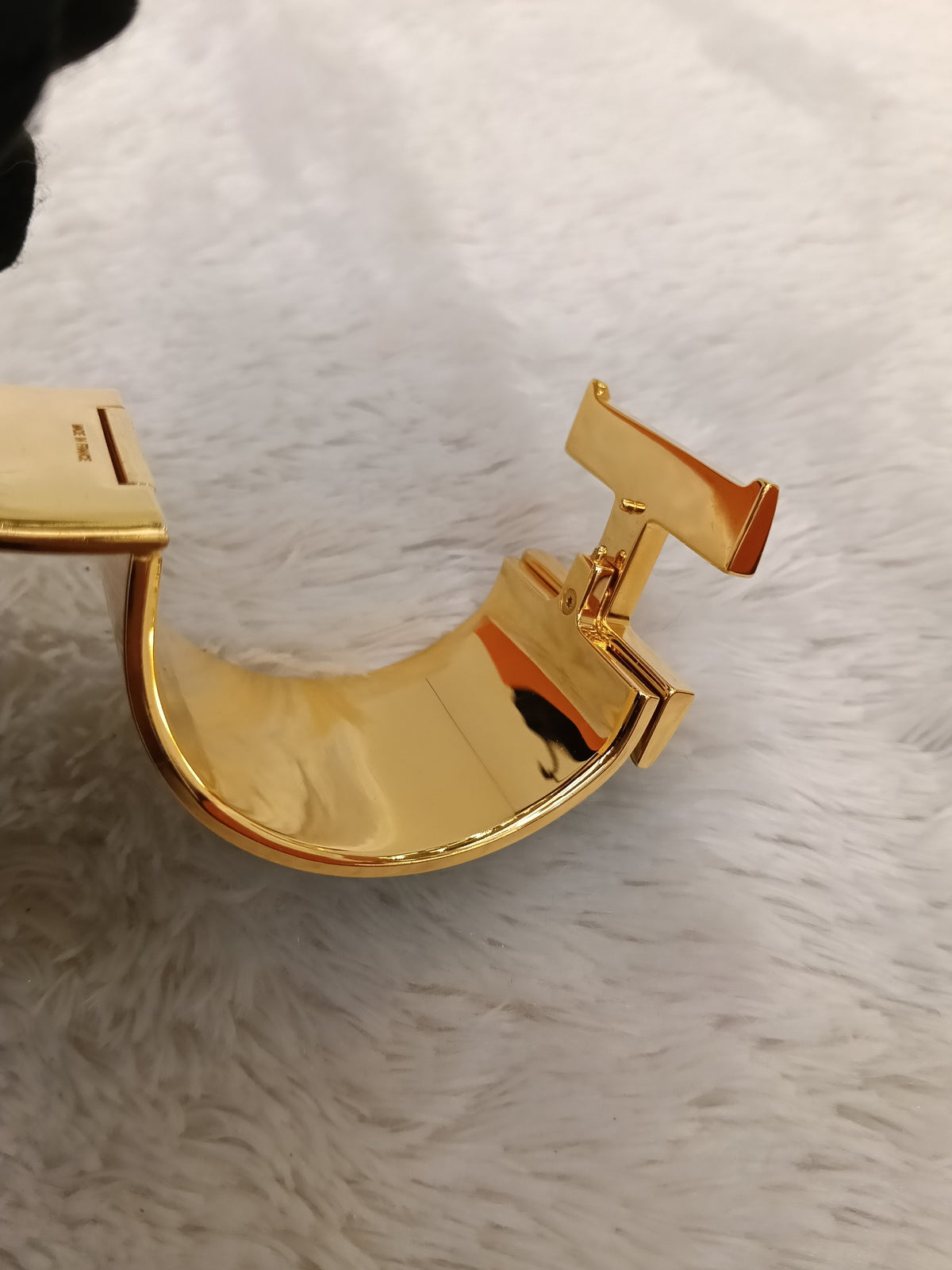 *NEW* Hermes Clic Clac XL Enamel Vert Fizz GHW